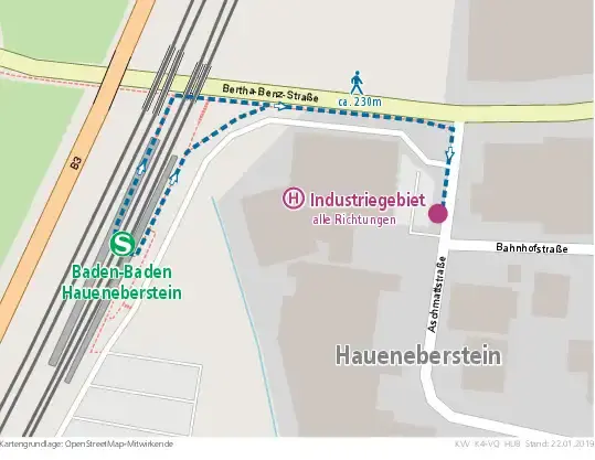 Haltestelle Baden-Baden Haueneberstein